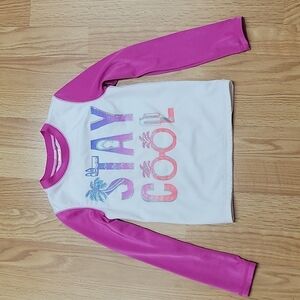 New Gymboree swim shirt size small 5/6 and long sleeve